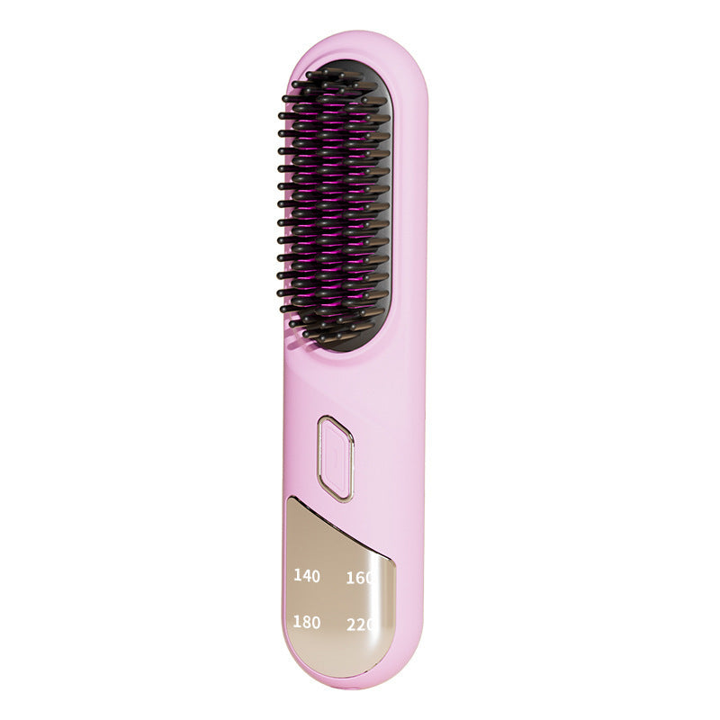 Wet Dry Cordless Hair Straightener Brush