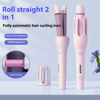 2 In 1 Automatic Hair Curler Straightener