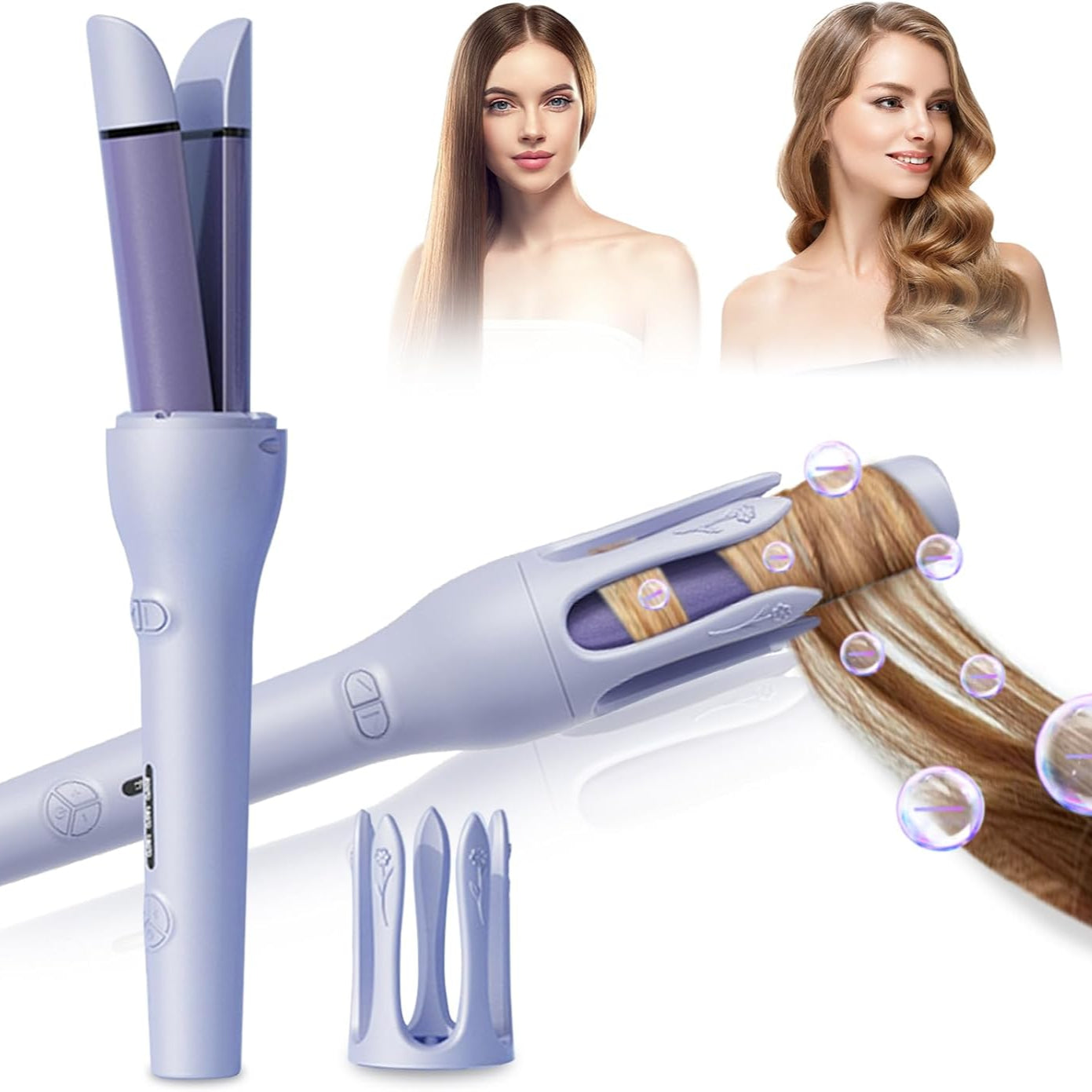 2 In 1 Automatic Hair Curler Straightener