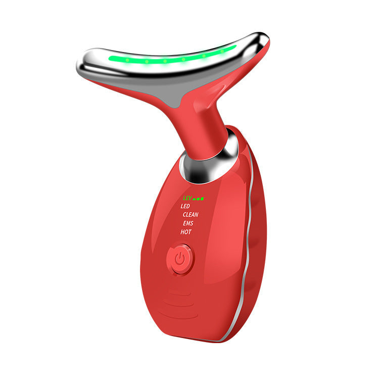 Colorful LED Photon Therapy Neck Face Beauty Device